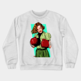 Barbara Stanwick - An illustration by Paul Cemmick Crewneck Sweatshirt